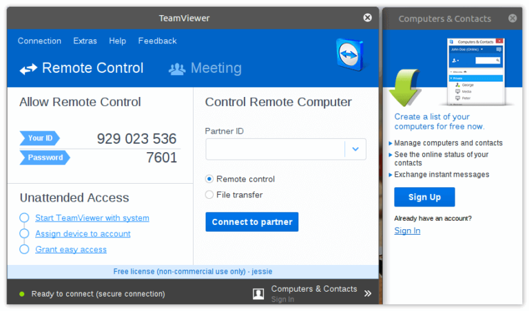 Установить teamviewer debian 10