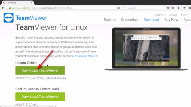 Teamviewer как установить на debian